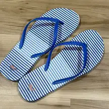 Vineyard Vines Striped Flip Flops Women’s 10