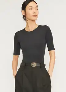 Everlane The Short-Sleeve Crew Neck Bodysuit