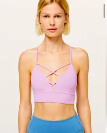Lululemon Expand Your Limits Bra Nulu Minimal Support In Antoinette Sz 2
