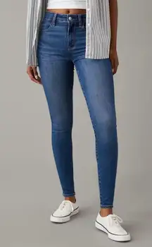 Super Super Stretch AEO Sateen X High-Waisted Jegging