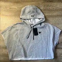 NWT Under Armour Project Rock Cropped Hoodie Womens Size Large