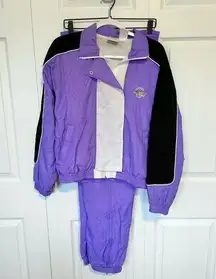 Vintage AVIA For Athletic Use Only Purple Jogger Wind set MEDIUM
