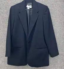 Sag Harbor Blazer Jacket‎ 10 Wool Business Career Interview Professional Office