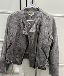 Snake print jacket