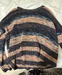 Vibrant Color Block Sweater In  Color