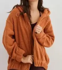 Orange Sherpa Jacket