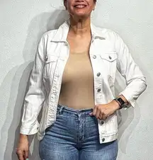 Madewell White Oversized Trucker Jean Jacket Sz XS NWT