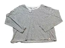 Lou & Grey Women's Black & White Striped