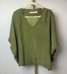 Marie Oliver Green Hudson Top Sz. XS