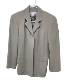 Josephine Chaus Blazer Career Office Wear Neutral Jacket‎ Size 6
