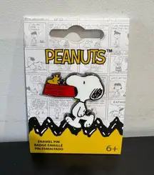 Loungefly Peanuts Snoopy & Woodstock Food Bowl Enamel Pin