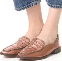 {6.5/37} Free People Bakersfield Slingback Mule In Bronze Metallic