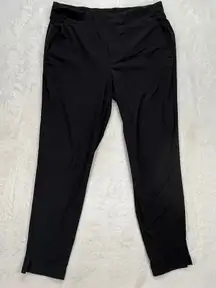 Athleta Trekkie North Jogger Pants‎ Black Stretch Travel Hiking Size 6 flaw