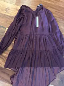 Silk Mustard Seed high/low tunic