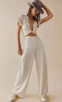 Old West Slouchy Jeans in White