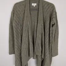 Lou & Grey Women's Open Front Cardigan