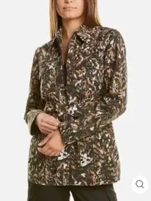 TED BAKER INNIZA URBAN PRINTED KHAKI CARGO JACKET