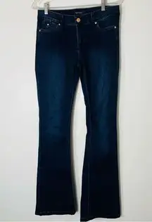 White House Black Market Skinny Flare Dark Wash Jeans Size 4R