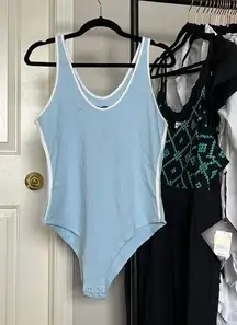 NWT Wild Fable Bodysuit with Buttons Size XL Sky Blue