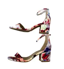 Dream Pairs Floral Heels Formal Chunky Block Heel Workwear Office Business