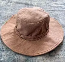 NWT! ASN Harper Floppy Tan Felt Hat in Oatmeal Tan