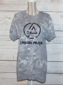 Gildan Linkin Park Tie-Dye Vinyl Graphic Band T-Shirt Size Medium