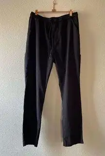 Jaanuu womens black scrub pants size large