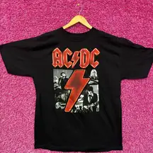 AC/DC Pwr Up Live in Concert Poster Heavy Metal Band Tee XL