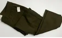 Talbots  • NWT Dark Olive Green Trouser Pants Ankle Length