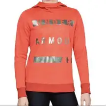 UNDER ARMOUR Cold Gear Coral Metallic Logo Hoodie
