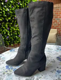 Lane Bryant knee high Wide calf suede boots 