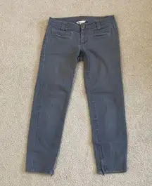 CAbi Jeans Gray Jeans with Zipper Ankle Size 2