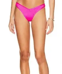 Revolve VDM Kate Reversible Bikini Bottom In Milano Pink Sz S