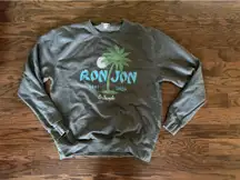 Ron Jon Sweatshirt Crewneck Surf Shop Grey Orlando