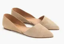 Zoe Suede D’orsay Flats