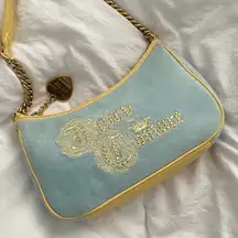 Juicy Couture Y2K Yellow & Blue Small Handbag 💛