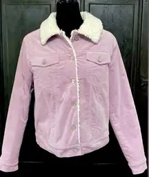 periwinkle/ parka jacket- size medium