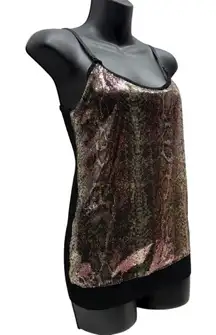 XOXO y2k Sequin Spaghetti strap top