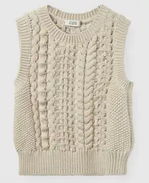 COS Contrast Knit Vest XS/ S