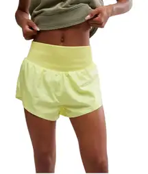Free People Movement women's  Carpe Diem Shorts in sour citrus size XL