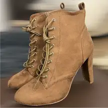 Wild diva heeled booties