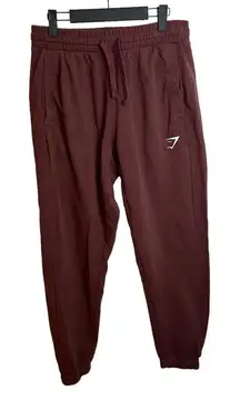 GYMSHARK MAROON TRAINING FLEECE JOGGERS