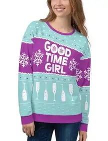 The Real Housewives of Salt Lake City Good Time Girl Holiday Sweatshirt