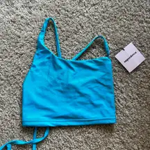 Revolve  Blue Crop Top