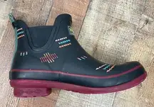 Pendleton 8.5 Geo Mix Chelsea Rain Boots Outdoor Fall Winter Waterproof Aztec