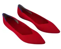 Rothy’s The Point Flats Regular Width Pointed Toe Holiday Festive Size 9 NWOT