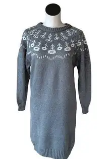 EXPRESS NWOT  Wool Blend Fair Isle Sweater Dress