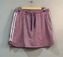 Pink/Navy Lady Hagen Sporty Golf Skirt Size L EUC