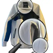 46. Abercrombie & Fitch Faux Leather Quilted Sweatshirt