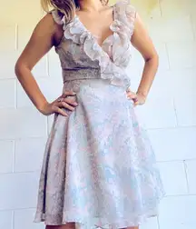 Love 21 ruffle wrap dress